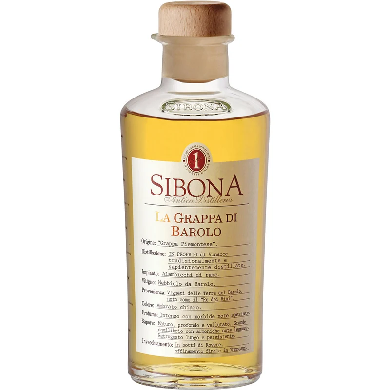 Sibona Grappa di Barolo 40% 0,5 Liter