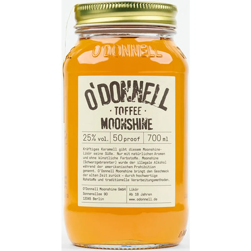 O'Donnell Moonshine Toffee 25% 0,7 Liter