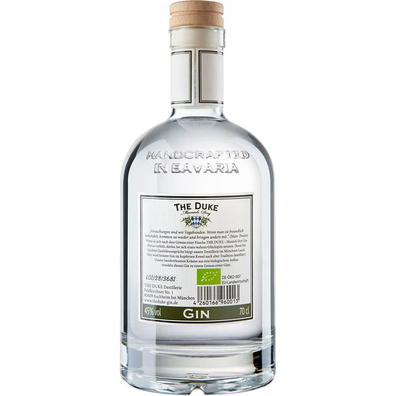 The Duke Munich Dry Gin 45% 0,7 Liter