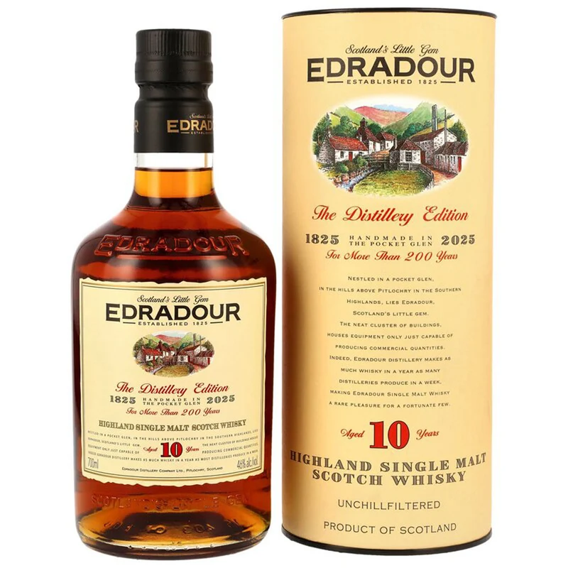 Edradour 10 Jahre Single Malt Scotch Whisky 46% 0,7 Liter
