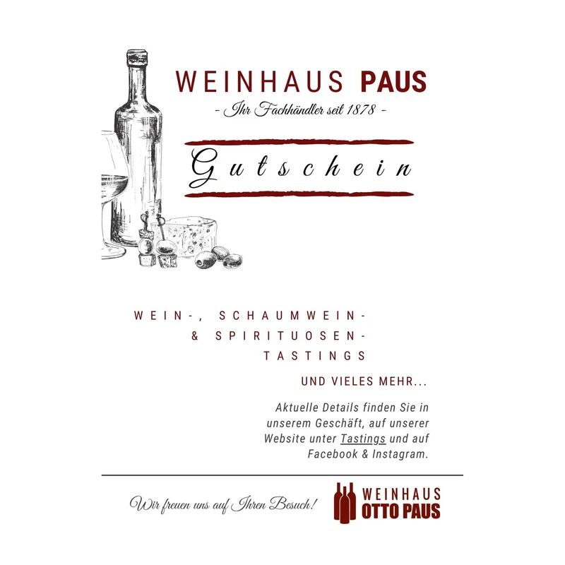 Gutschein Weinhaus Paus