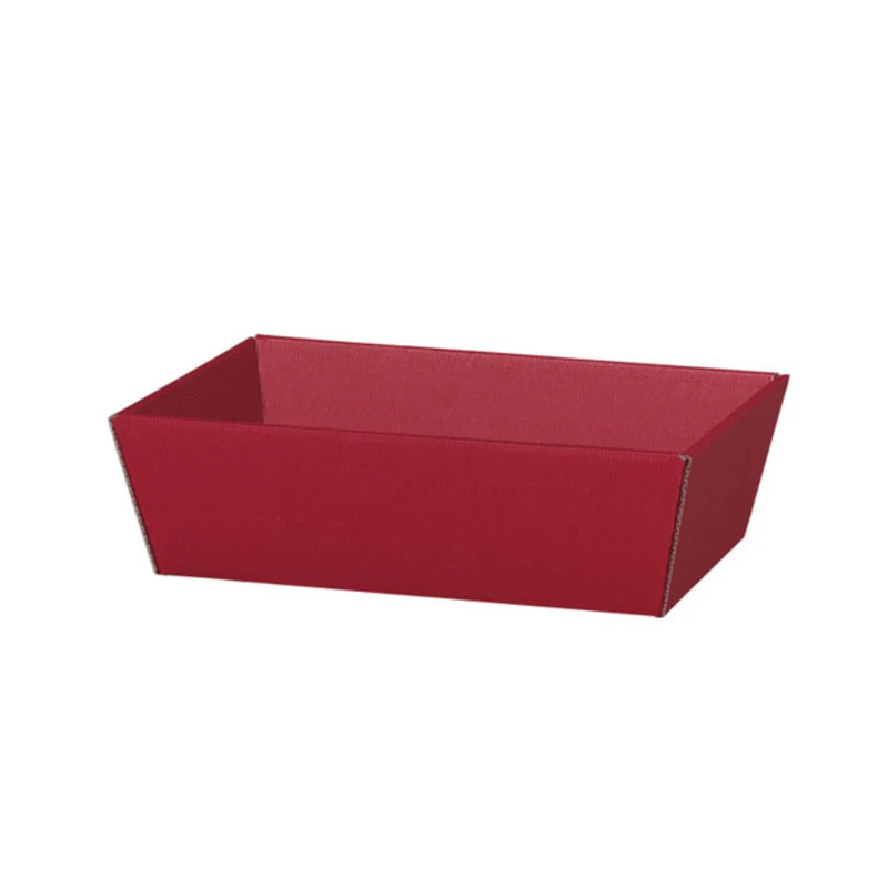 Präsentkorb hoch mittel bordeaux rot