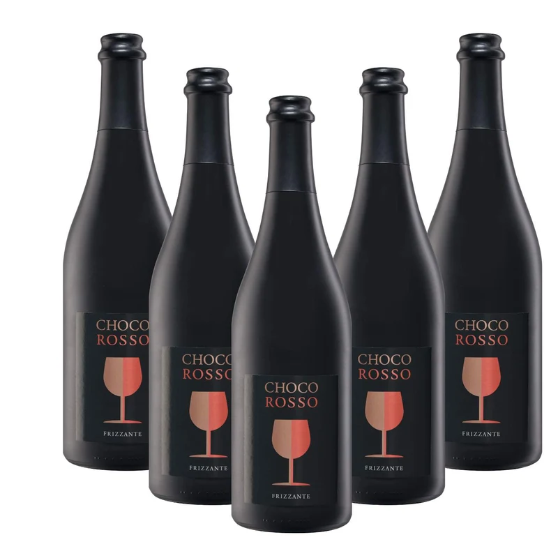 Vorteilspaket 12 Fl. Choco Rosso Frizzante / Perlwein - Schoko