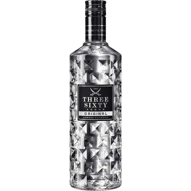 Three Sixty Vodka 37,5% 0,7 Liter