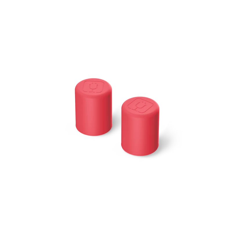 Magnetic Straw Cover | Coral | 2-Pack
