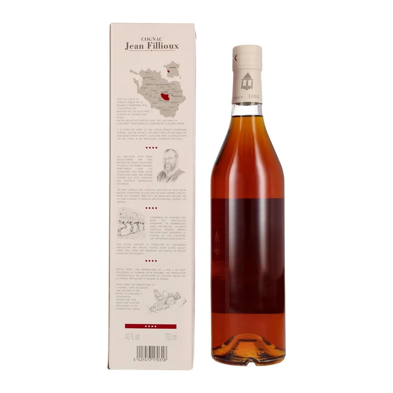 Jean Fillioux Tres Vieux Extra Grande Champagne 1er Cru de Cognac 0,7L 40%