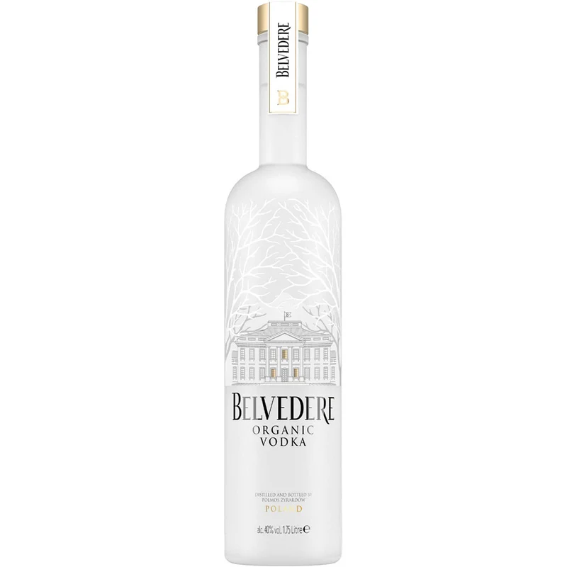 Belvedere Wodka aus Polen 40% 1,75 Liter