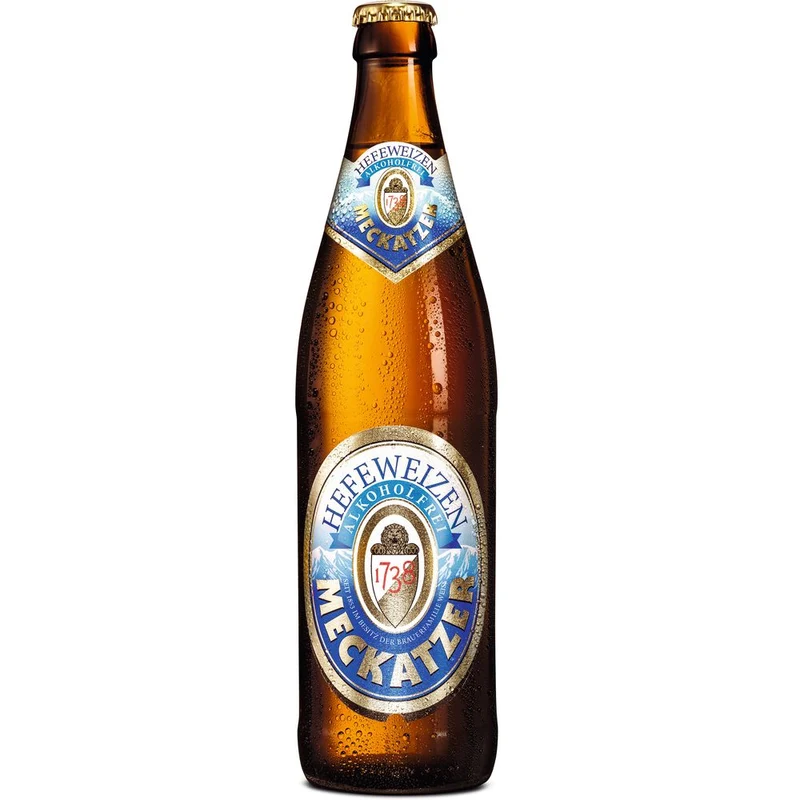 Meckatzer Hefeweizen Alkoholfrei 20x 0,5 Liter (MEHRWEG)