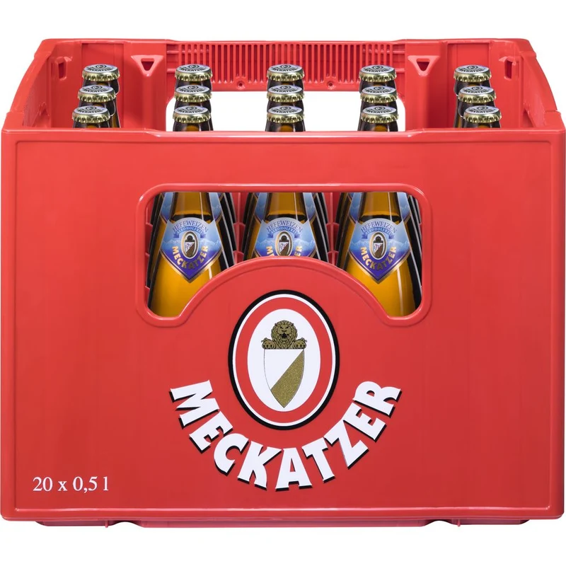Meckatzer Hefeweizen Alkoholfrei 20x 0,5 Liter (MEHRWEG)