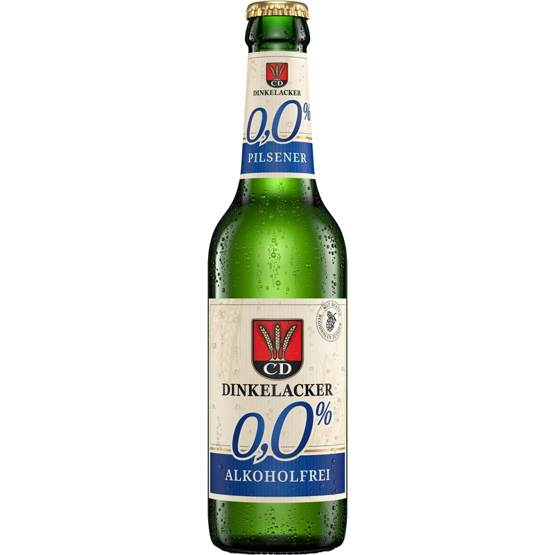 Dinkelacker 0,0% Alkoholfrei 24x 0,33 Liter (MEHRWEG)