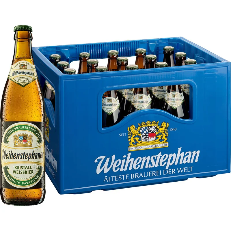 Weihenstephan Kristallweißbier 20x 0,5 Liter (MEHRWEG)