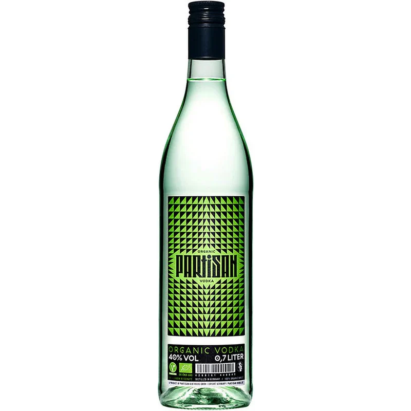 Partisan Green BIO Vodka 40% 0,7 Liter