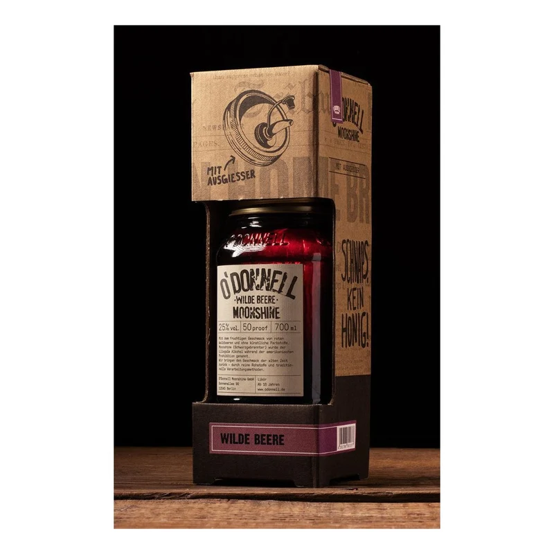 O'Donnell Moonshine Wilde Beere 0,7L 25% mit Ausgießer