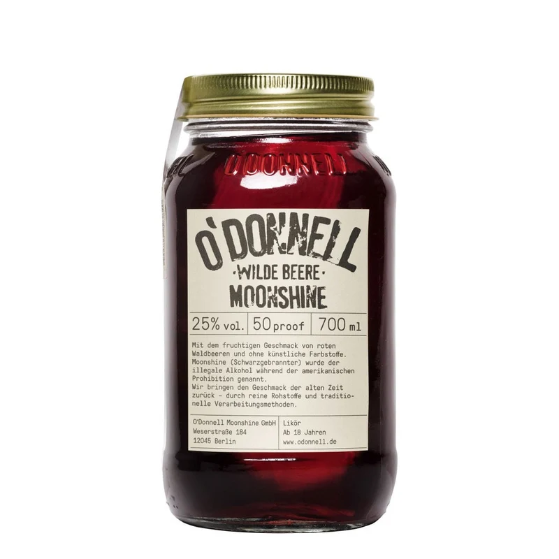 O'Donnell Moonshine Wilde Beere 0,7L 25% mit Ausgießer