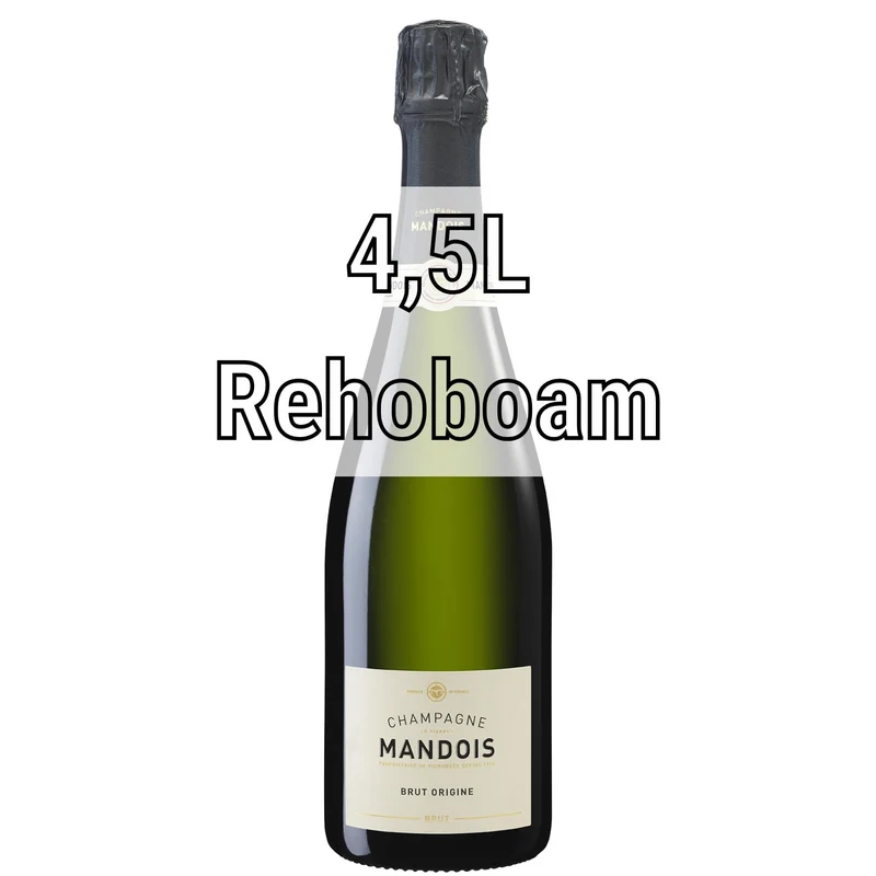 Champagne Mandois Brut Origine Rehoboam 4,5L