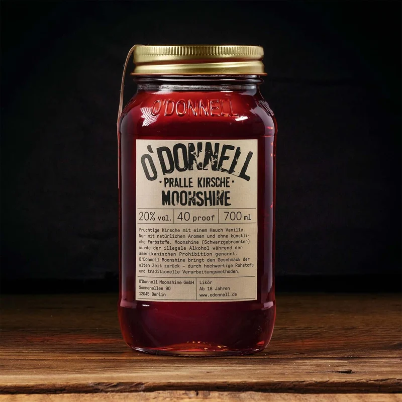 O'Donnell Moonshine Pralle Kirsche 0,7L 20%