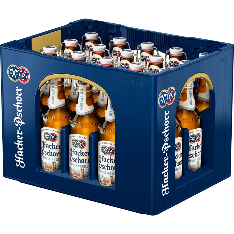 Hacker-Pschorr Naturtrübes Kellerbier Bügel 20x 0,5 Liter (MEHRWEG)