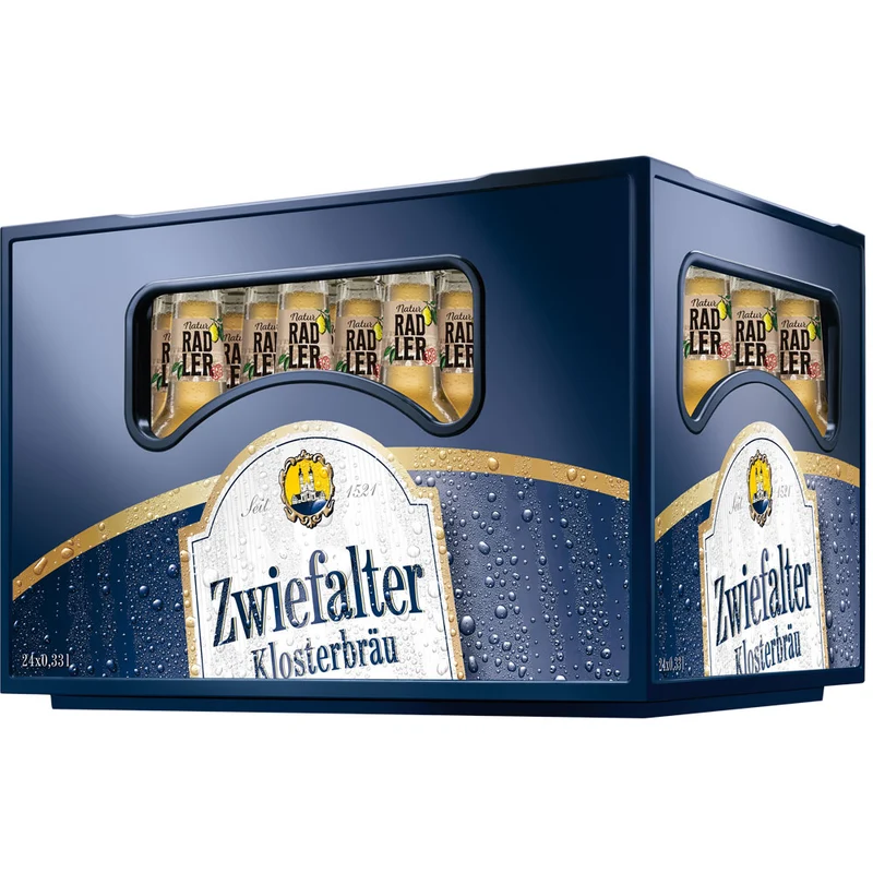 Zwiefalter Natur Radler trüb 24x 0,33 Liter (MEHRWEG)
