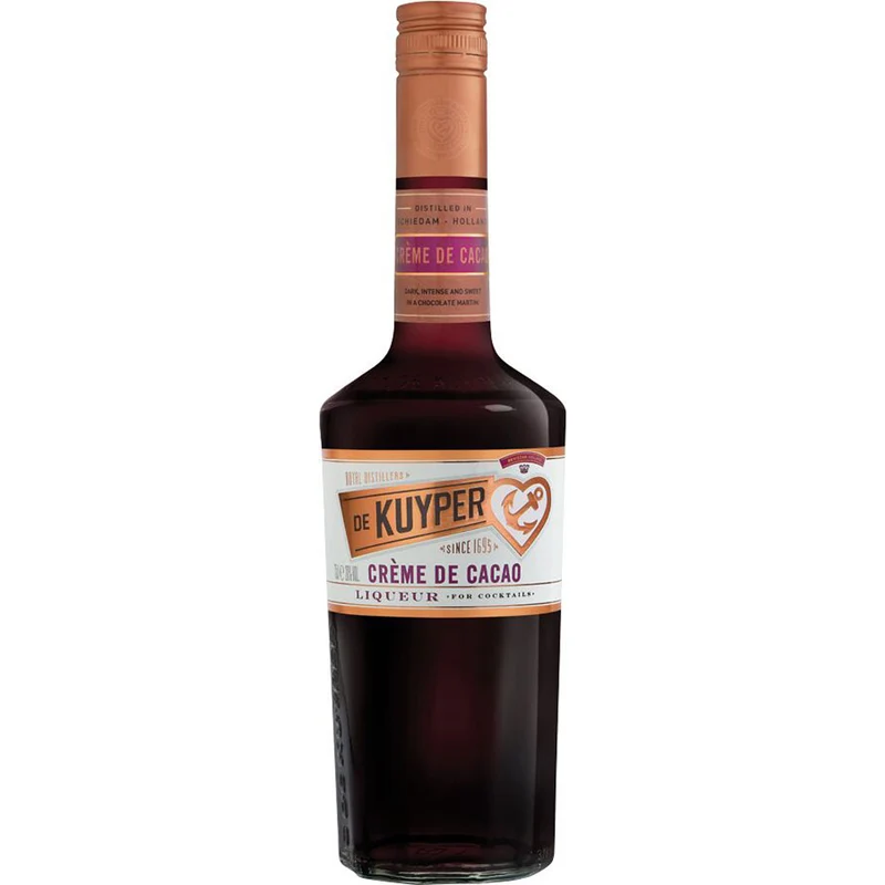 De Kuyper Crème de Cacao Likör Dark 20% 0,7 Liter