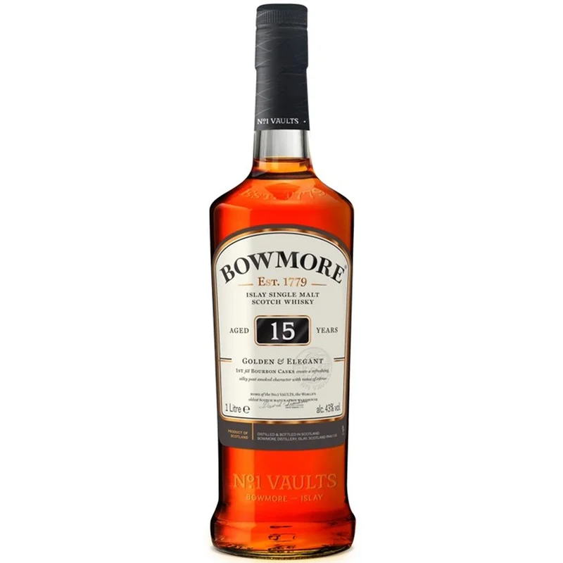 Bowmore 15 Jahre Single Malt Scotch Whisky 43% 0,7 Liter