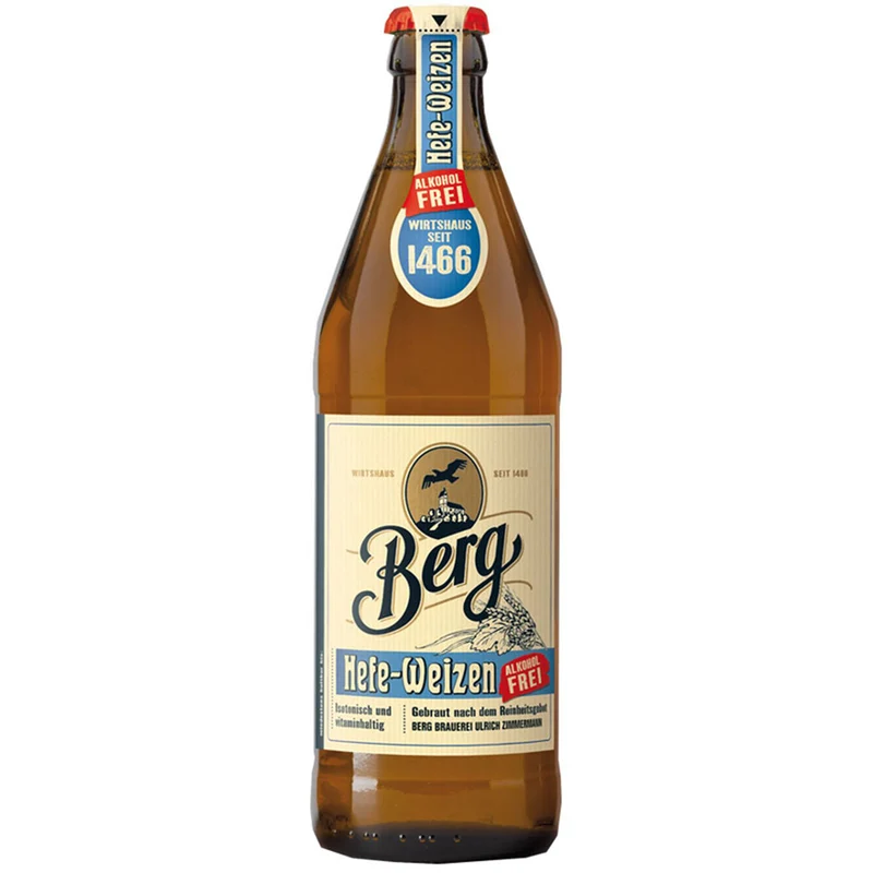 Berg Hefe-Weizen Alkoholfrei 20x 0,5 Liter (MEHRWEG)