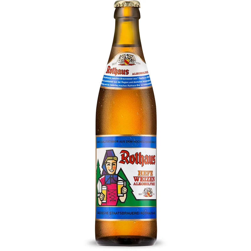 Rothaus Hefe Alkohofrei 20x 0,5 Liter (MEHRWEG)