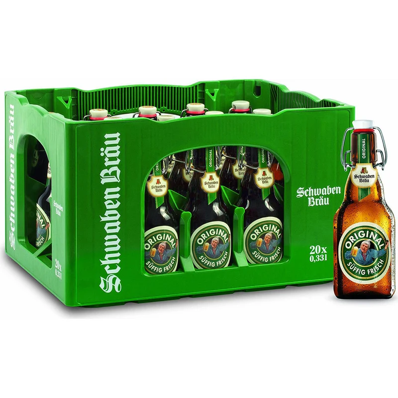Schwaben Bräu Original Bügel 20x 0,33 Liter (MEHRWEG)