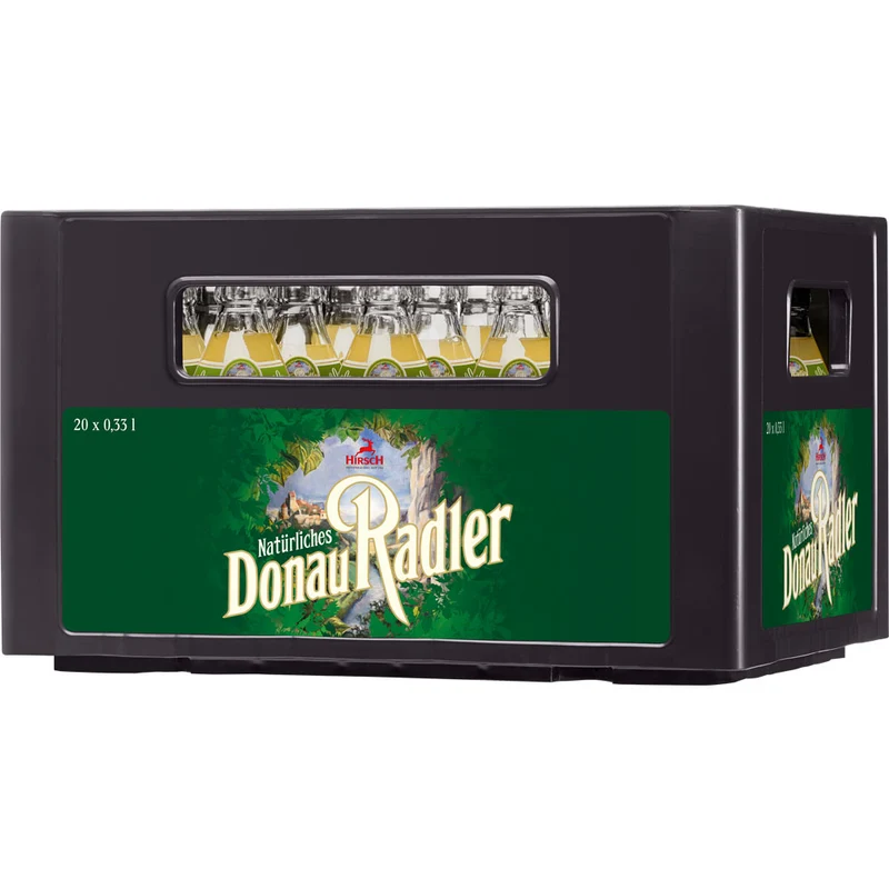 Hirsch Donau Radler Alkoholfrei 0,0% 20x 0,33 Liter (MEHRWEG)