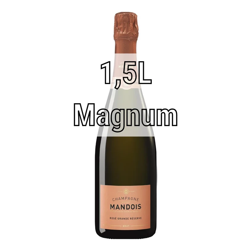 Champagne Mandois Rose Grande Reserve Brut Magnum 1,5L