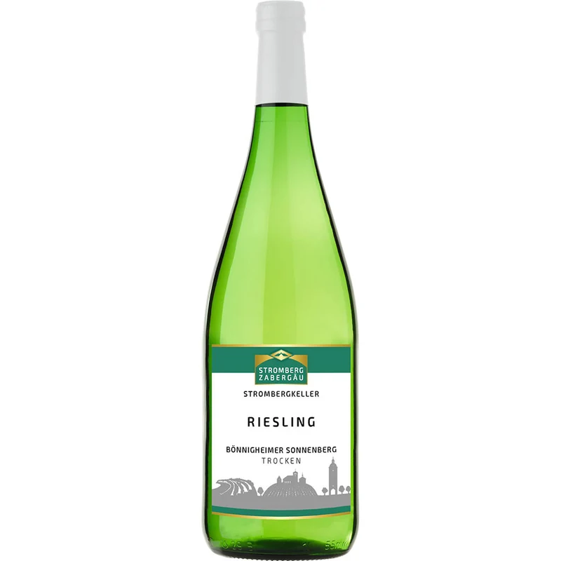 Weingärtner Stromberg-Zabergäu Bönnigheimer Sonnenberg Riesling QbA trocken 12x 1 Liter (MEHRWEG)