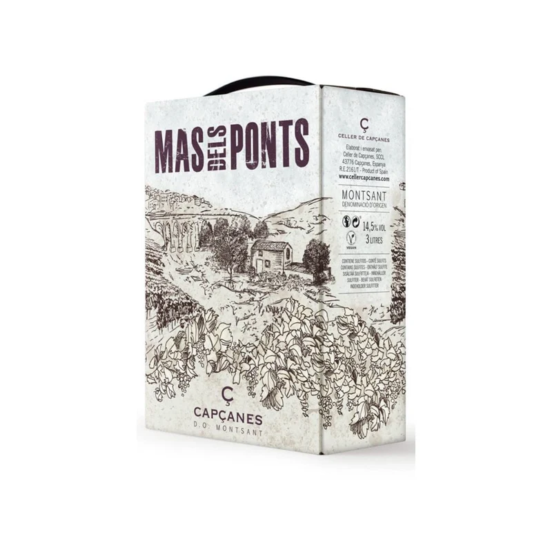 Celler de Capcanes Mas Del Ponts tinto Bag In Box BIB 3,0L