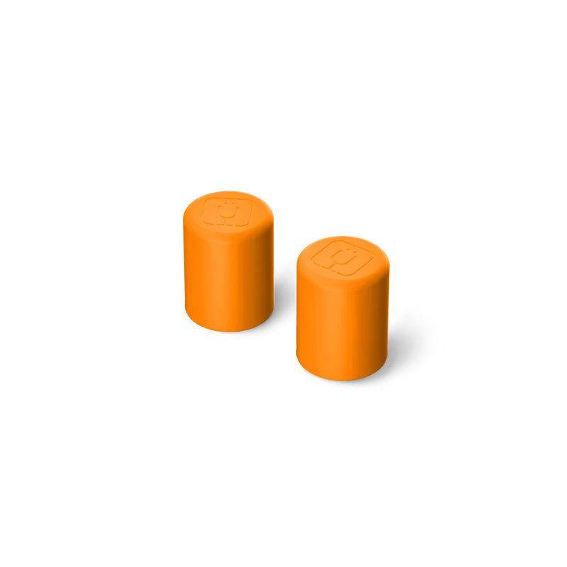 Magnetic Straw Cover | Clementine | 2-Pack