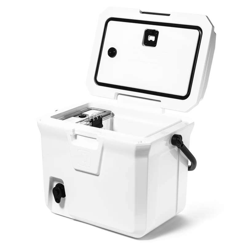 BrüTank 20-Quart Easy-Carry Cooler | Ice White