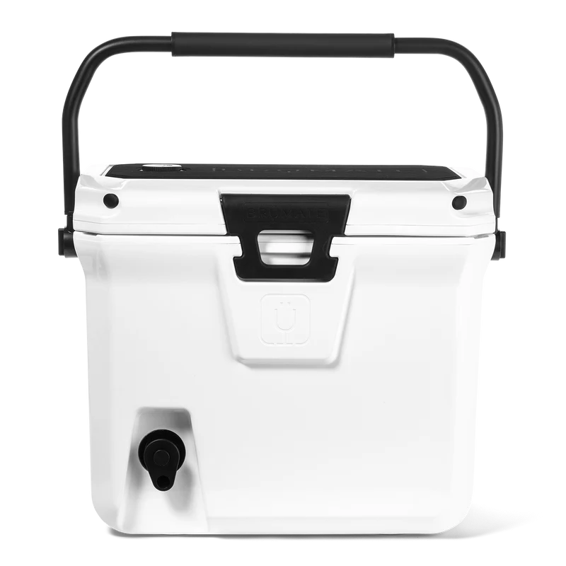 BrüTank 20-Quart Easy-Carry Cooler | Ice White