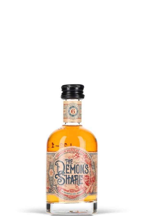 THE DEMON´S SHARE 6 Years Old - La Reserva del Diablo Miniatur 40% vol. 0.05l