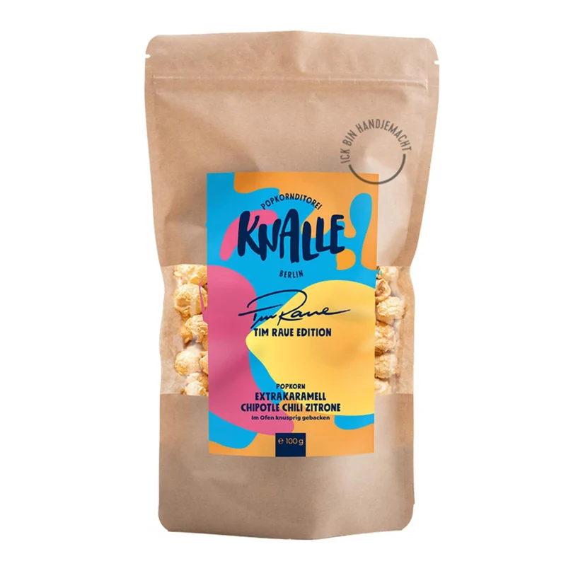 Knalle Popcorn Extrakaramel Chipotle Chili Zitrone Tim Raue 100g