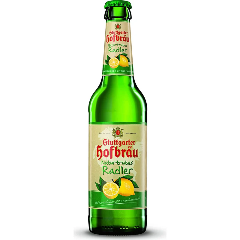Stuttgarter Hofbräu Naturtrübes Radler 24x 0,33 Liter (MEHRWEG)
