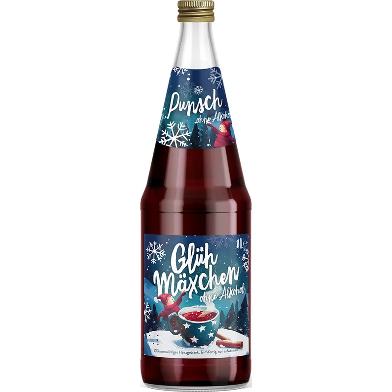 Bayla Glühmäxchen Punsch alkoholfrei 6x 1 Liter (MEHRWEG)