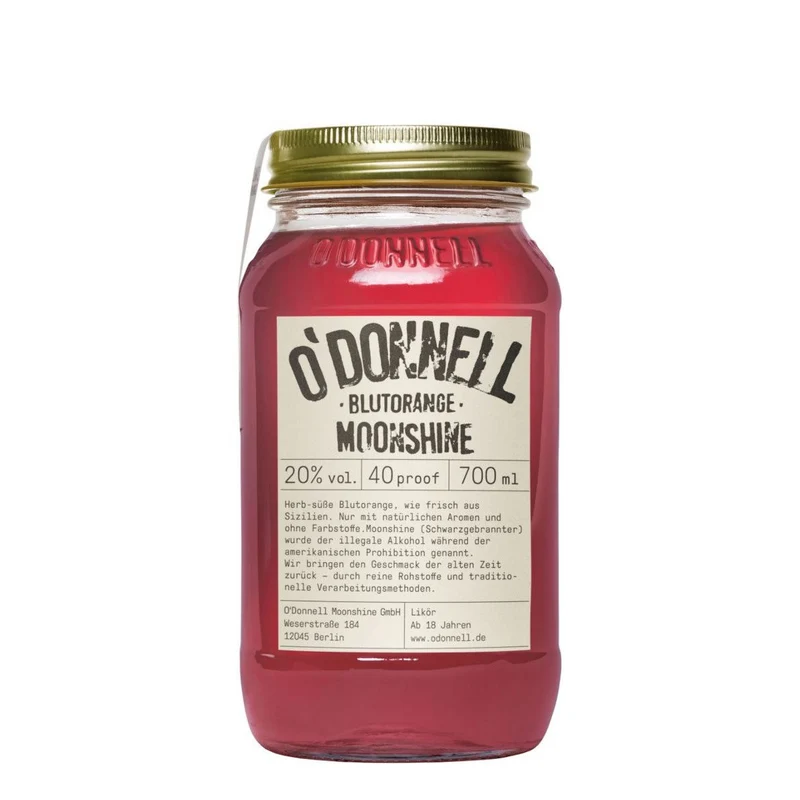 O'Donnell Moonshine Blutorange 20% Vol. 0,7L