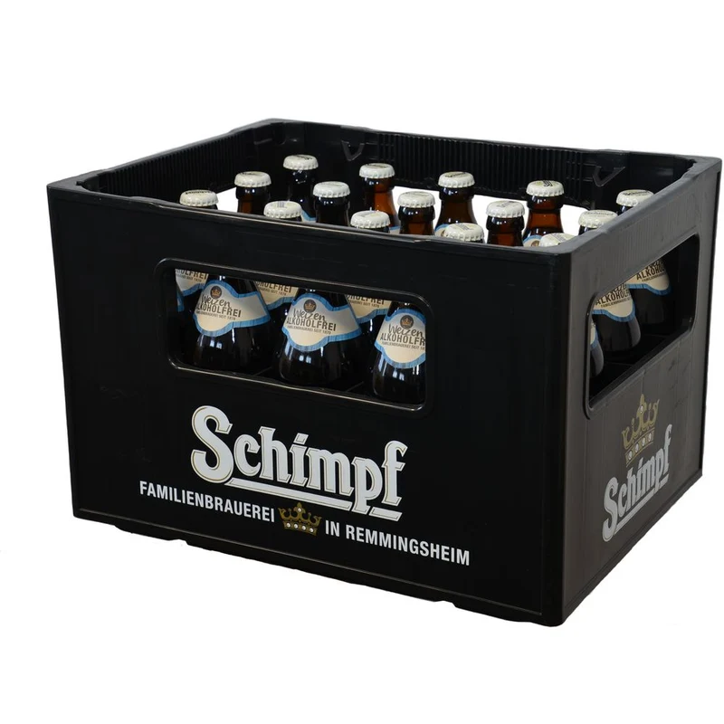 Schimpf Hefeweizen alkoholfrei 20x 0,5 Liter (MEHRWEG)