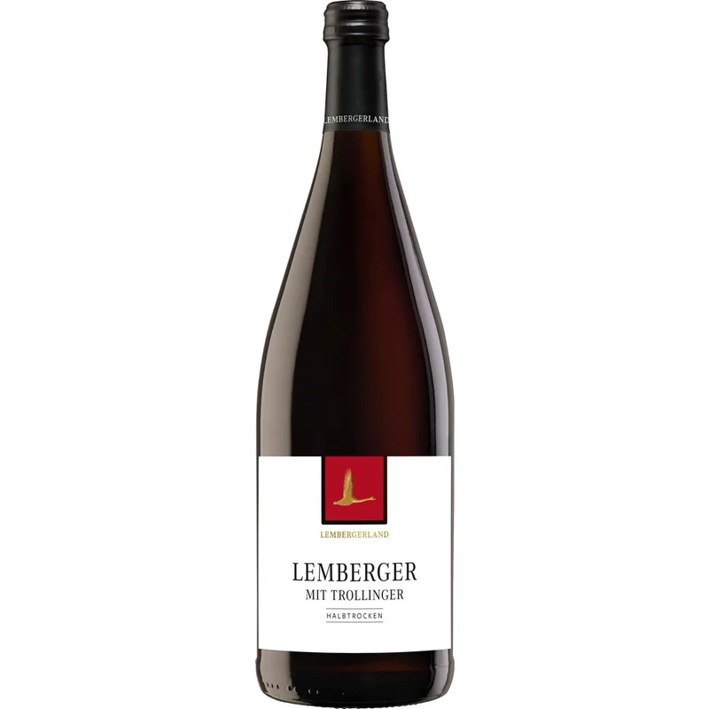 Lembergerland Kellerei Rosswag Lemberger mit Trollinger QbA halbtrocken 12x 1 Liter (MEHRWEG)