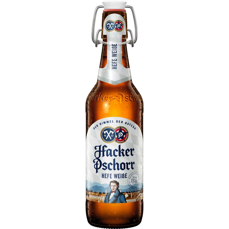 Hacker-Pschorr Hefe Weiße Bügel 20x 0,5 Liter (MEHRWEG)