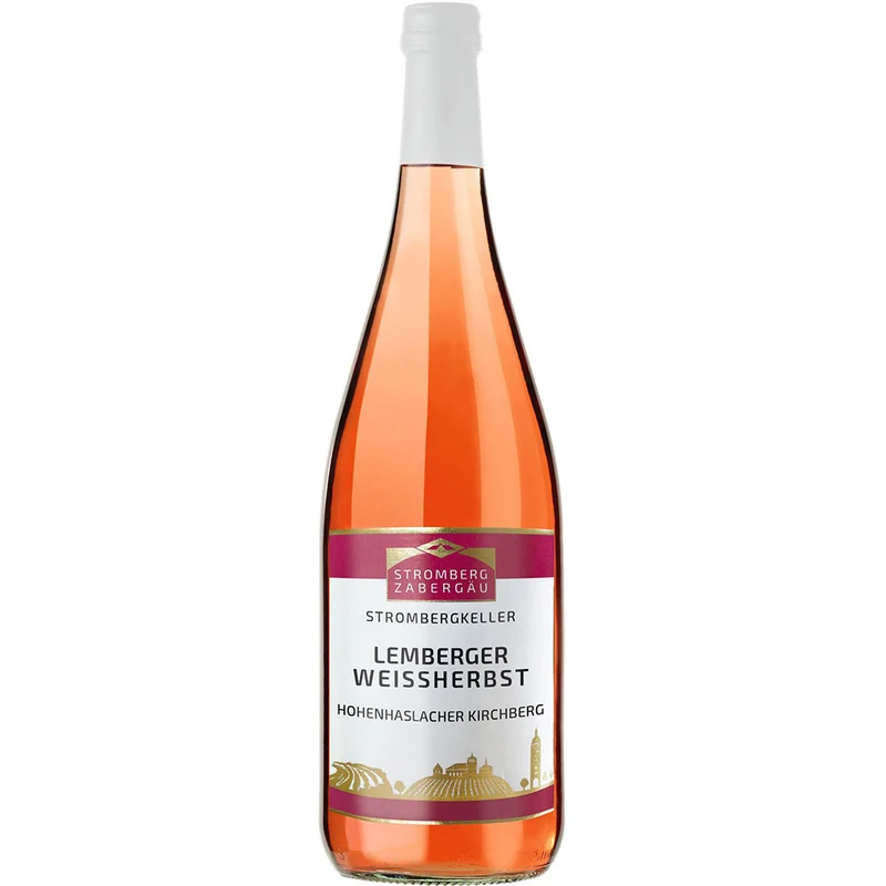Weingärtner Stromberg-Zabergäu Hohenhaslacher Kirchberg Lemberger Weißherbst 12x 1 Liter (MEHRWEG)