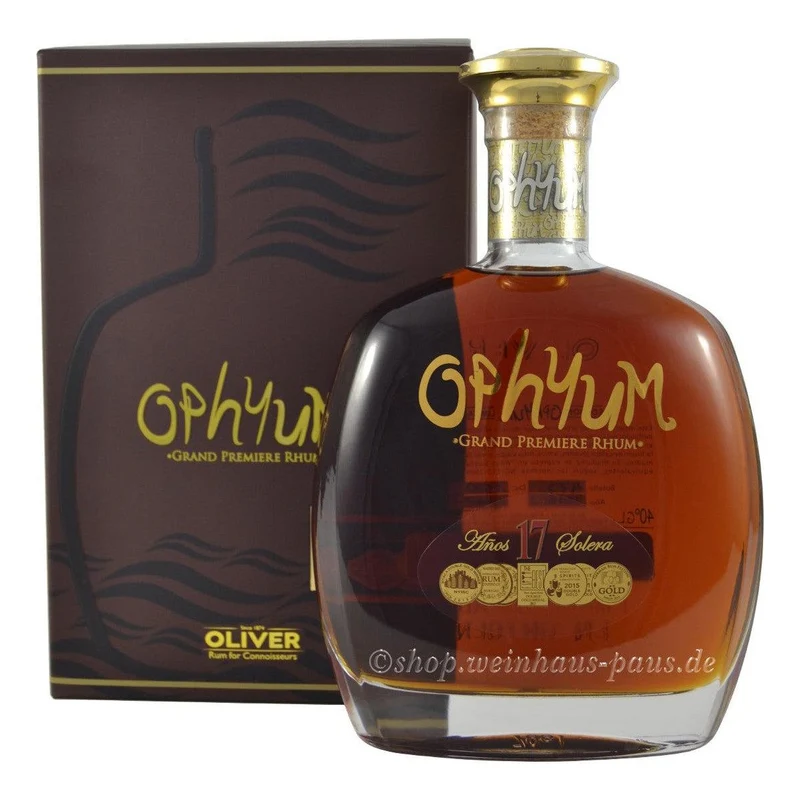 Ophyum Rum 17 Jahre Grand Premiere Rhum Oliver
