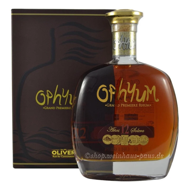 Ophyum Rum 12 Jahre Grand Premiere Rhum Oliver