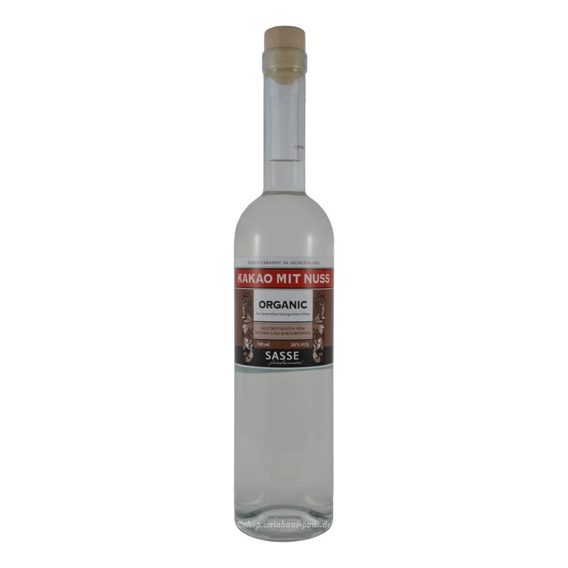Feinbrennerei Sasse Kakao mit Nuss Likör 0,7L 30%