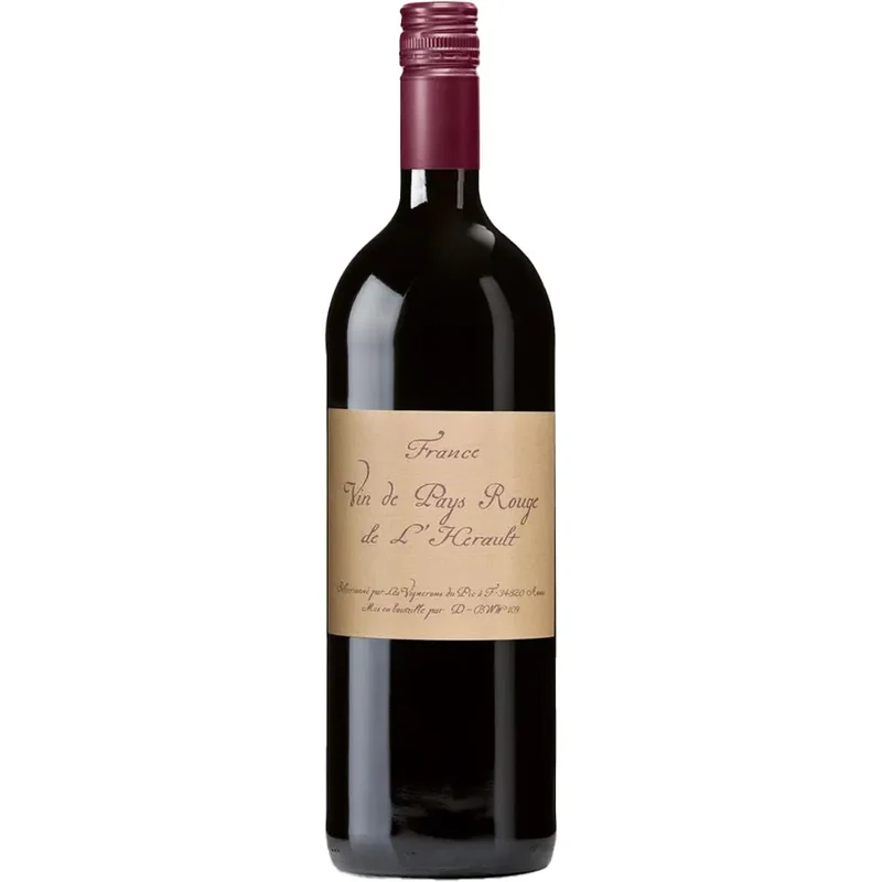 Vin de Pays de l´Herault Rouge 6x 1 Liter (MEHRWEG)