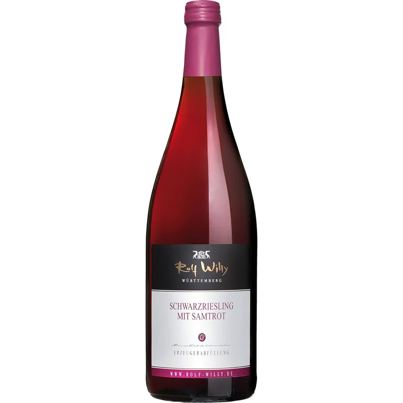Rolf Willy Schwarzriesling mit Samtrot 12x 1 Liter (MEHRWEG)