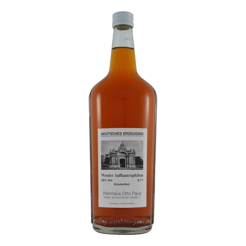 Weinhaus Paus Weseler Aufbautröpfchen 0,7L 35%