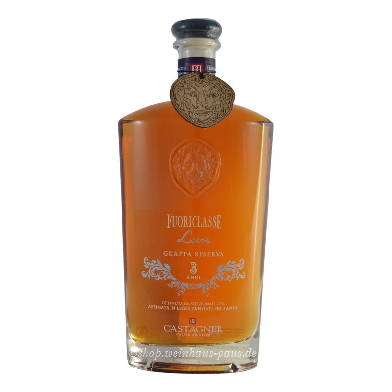 Castagner Grappa Fuoriclasse Leon Riserva 3 Anni 0,7L 38%